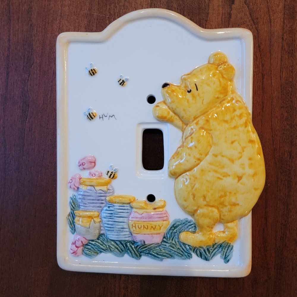Winnie the Pooh light switch plate cover